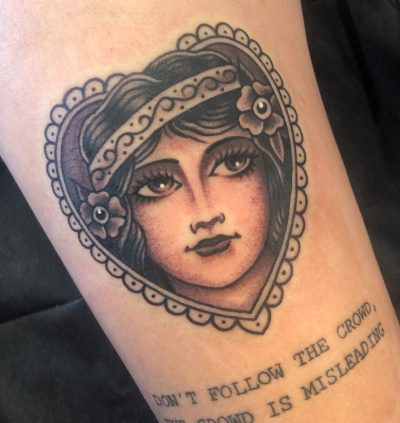 Woman Tattoo by Matt Klass